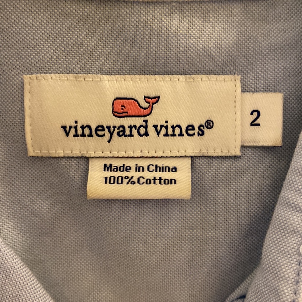 Vineyard Vines Light Blue Button Down 2 - image 2